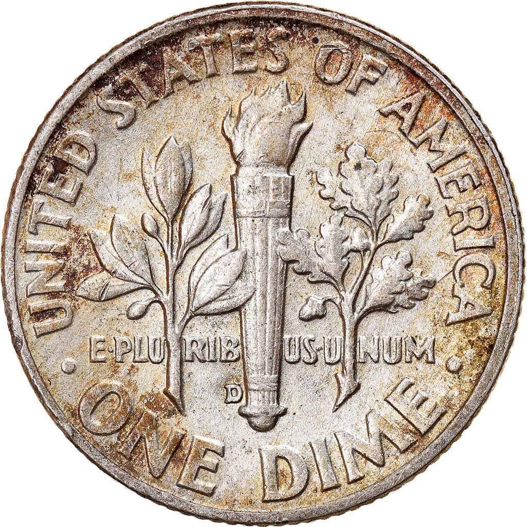 Monnaie, États-Unis, Roosevelt Dime, Dime, 1953, U.S. Mint, Denver, TTB