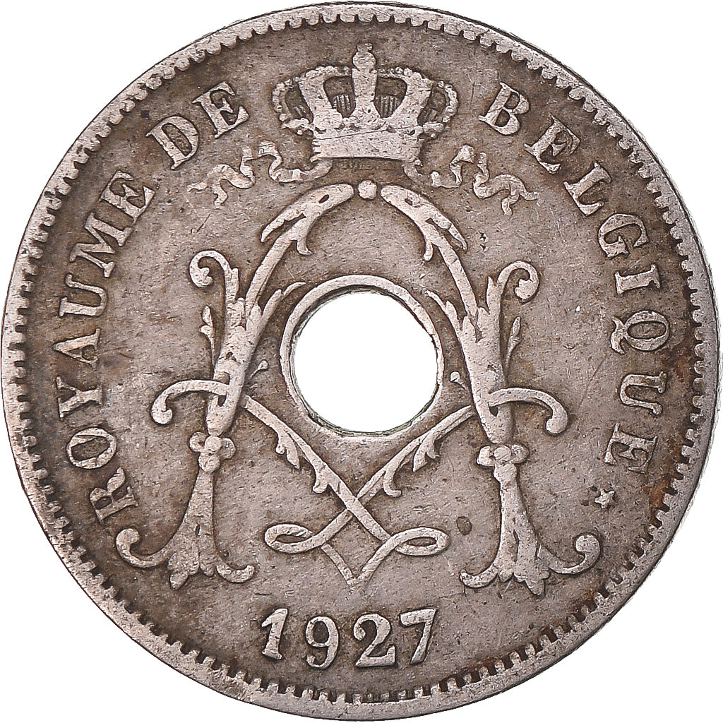 Moeda, Bélgica, 10 Centimes, 1927