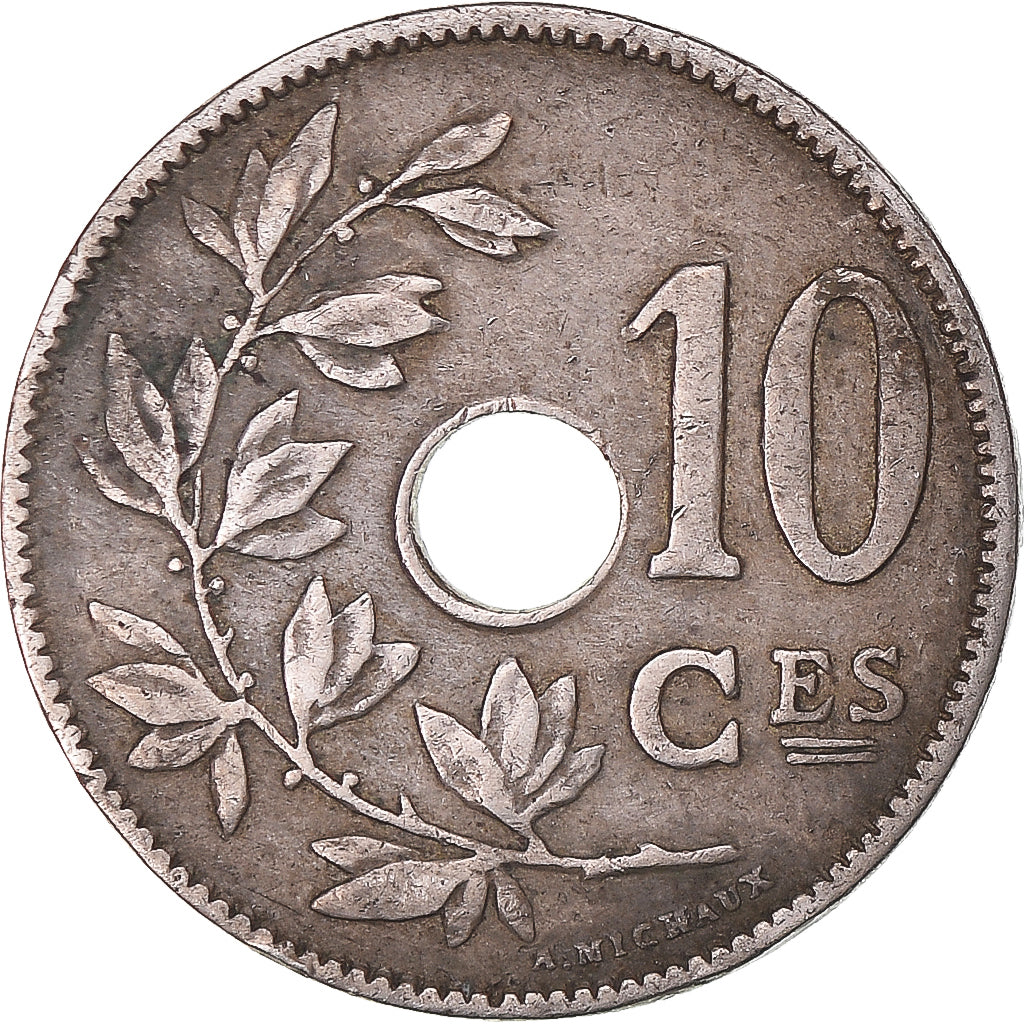 Moeda, Bélgica, 10 Centimes, 1927