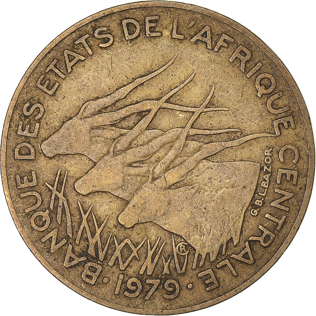 Monnaie, États de l'Afrique centrale, 10 Francs, 1979
