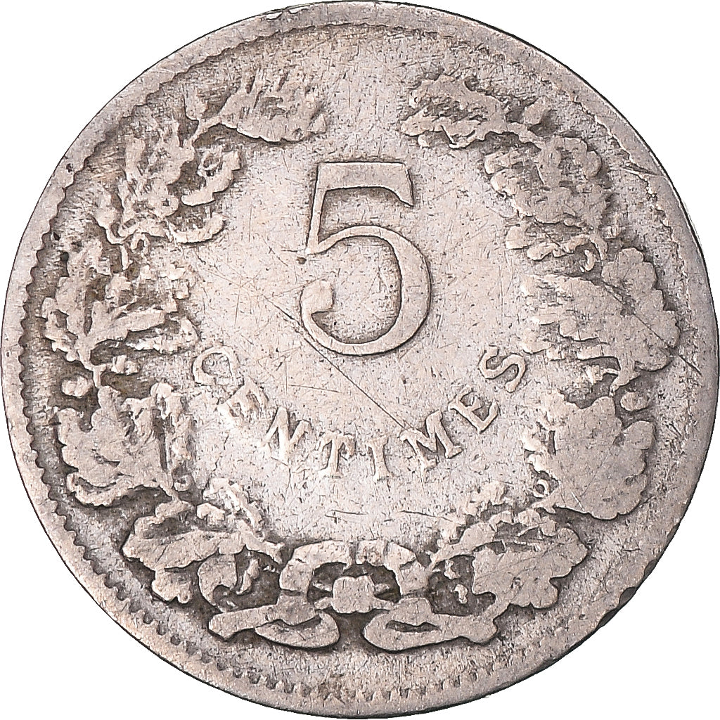 Moneta, Luksemburg, 5 Centimes, 1908