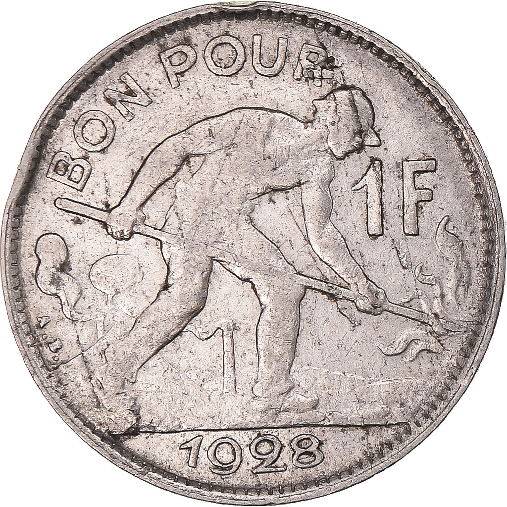 Coin, Luxembourg, Franc, 1928