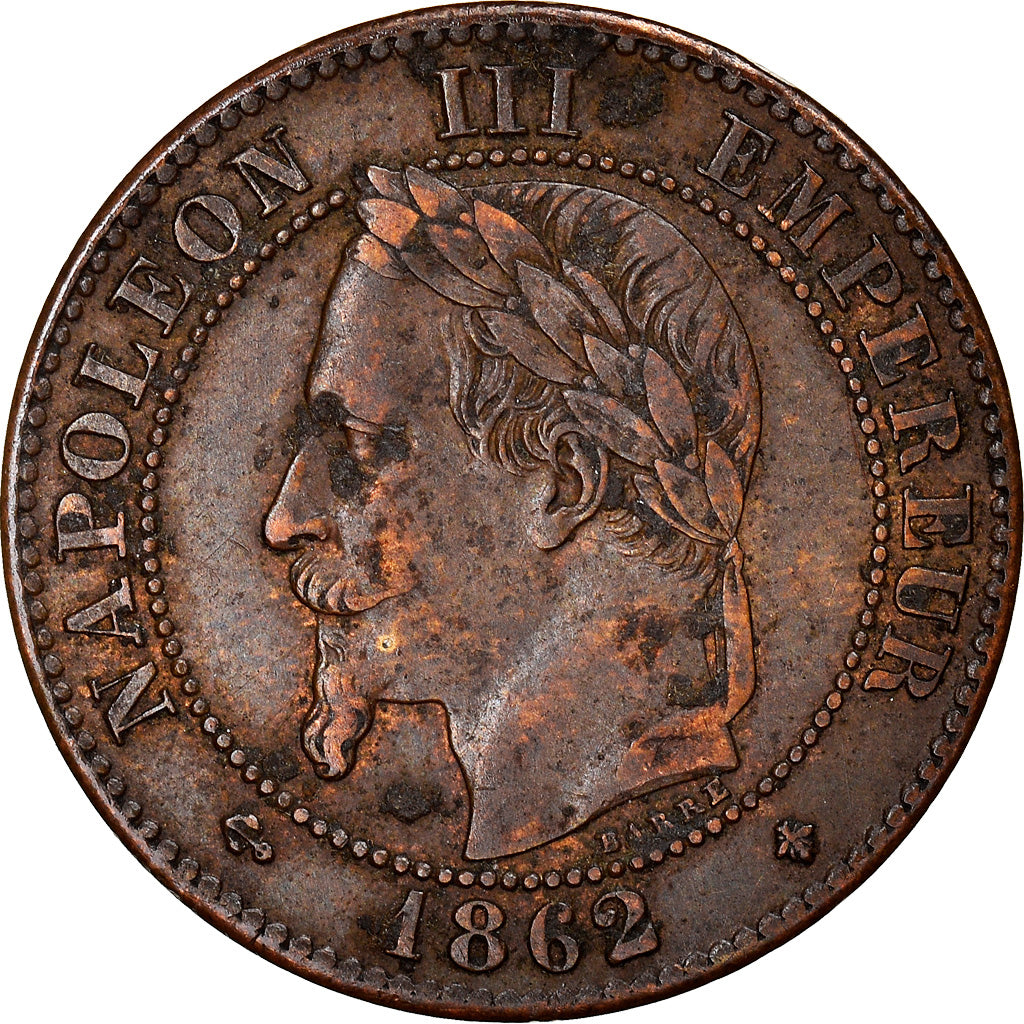 Monnaie, France, Napoleon III, Napoléon III, 2 Centimes, 1862, Paris, TTB
