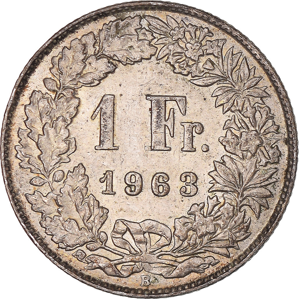 Moneda, Suiza, Franc, 1963