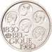 Moneda, Bélgica, 500 Francs, 500 Frank, 1980, Brussels, MBC, Plata recubierta