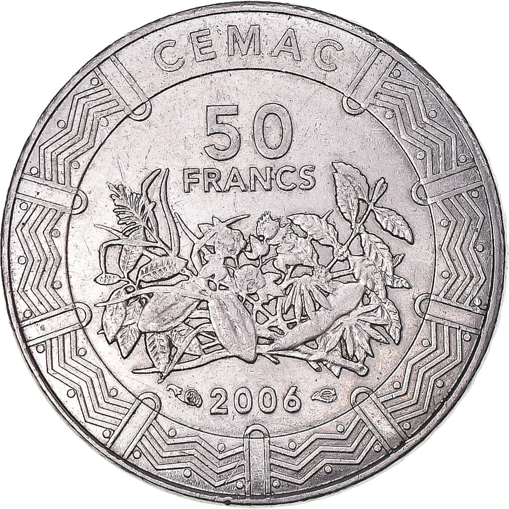 Moneda, Estados del África central, 50 Francs, 2006