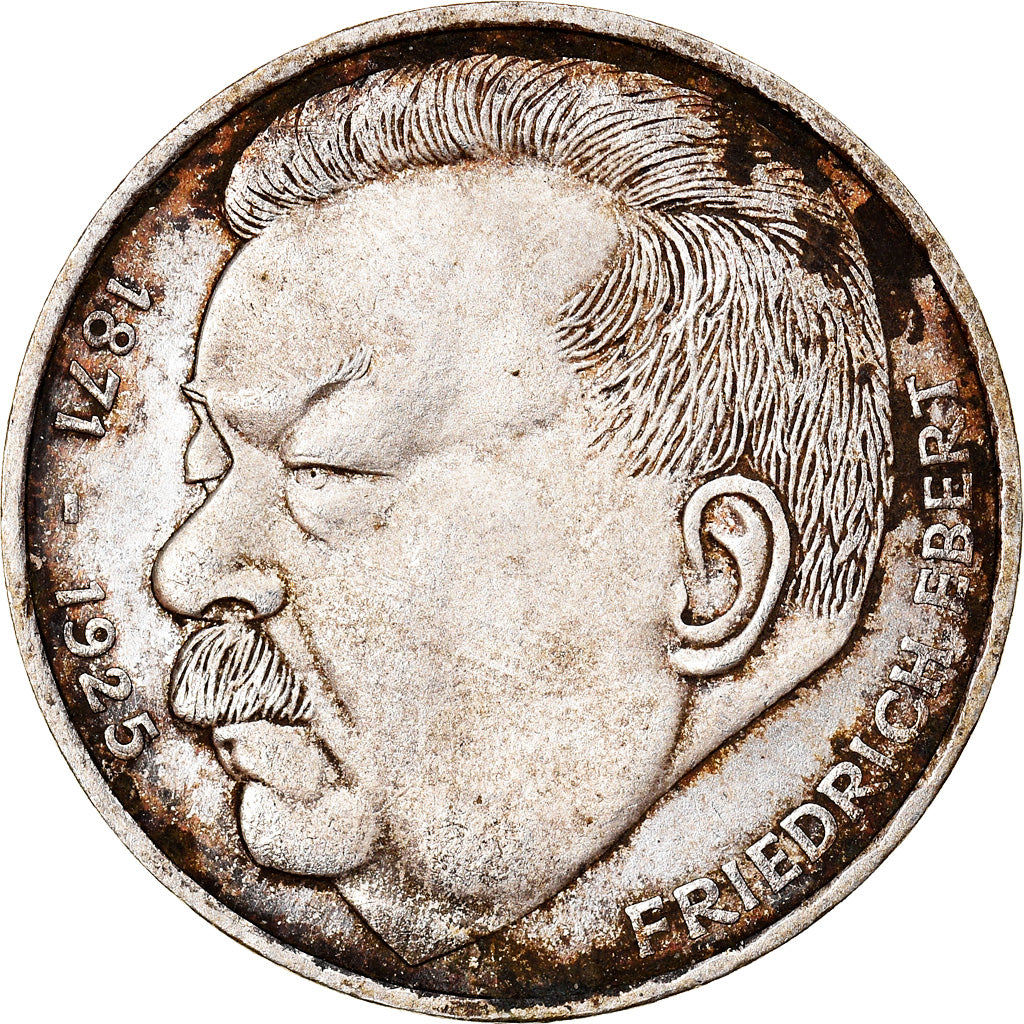 Monnaie, République fédérale allemande, 5 Mark, 1975, Hamburg, Germany, TTB