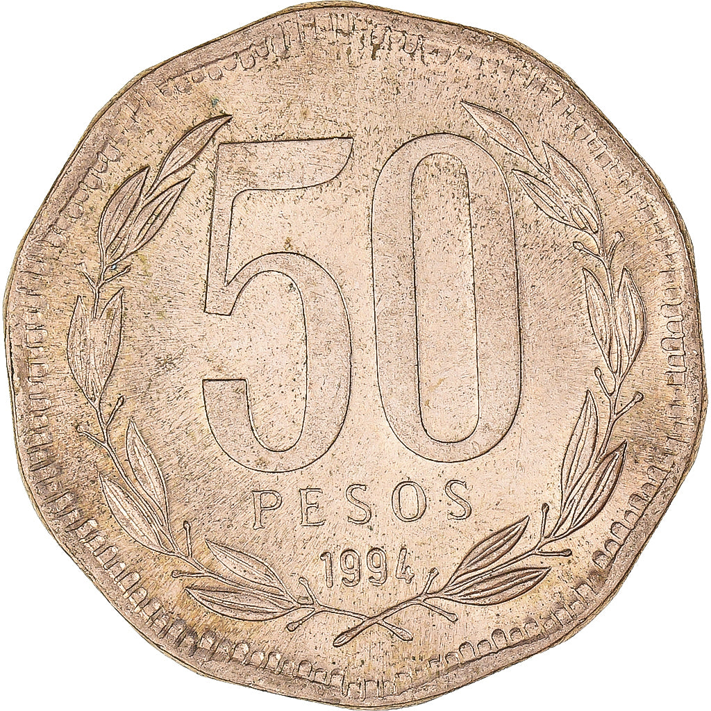 Munten, Chili, 50 Pesos, 1994