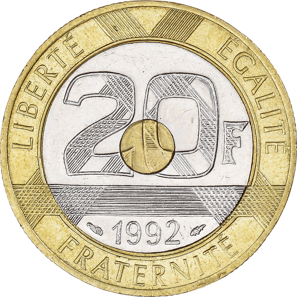 Coin, France, 20 Francs, 1992