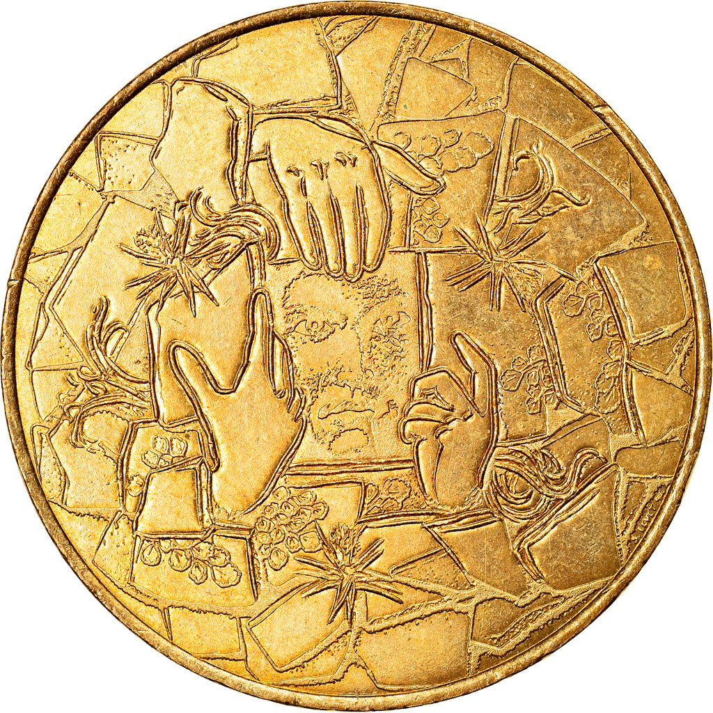 Francia, Secours Populaire, Jeton Souvenir, 1995, Pessac, BB, Bronzo