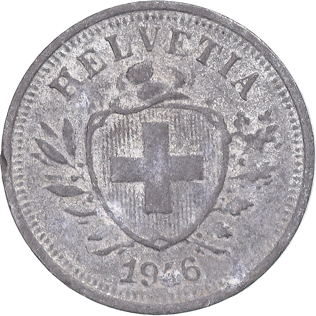 Moneta, Svizzera, Rappen, 1946