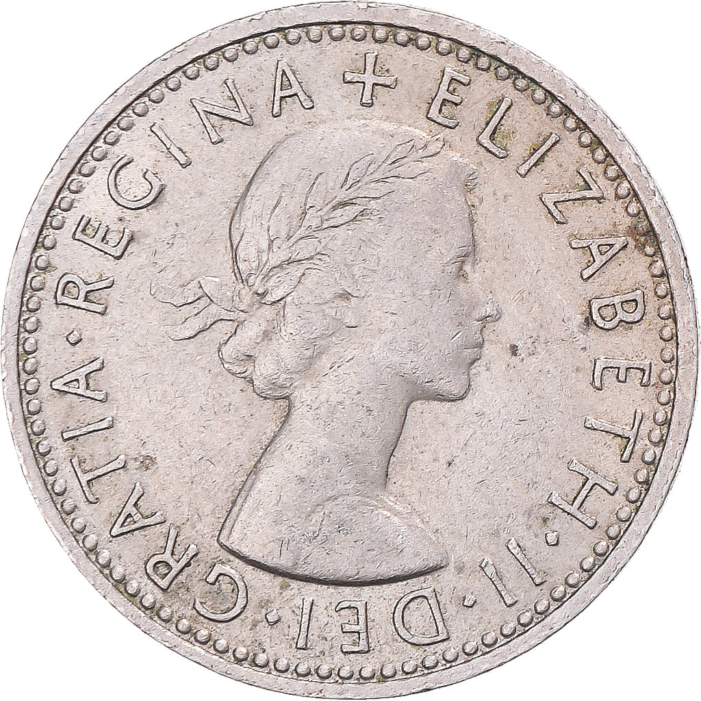 Monnaie, Grande-Bretagne, 6 Pence, 1966