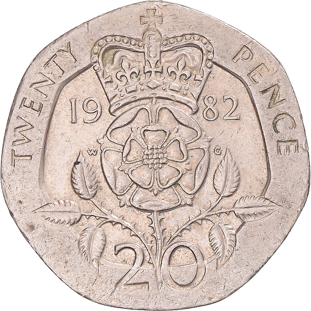Munten, Groot Bretagne, 20 Pence, 1982