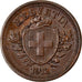 Monnaie, Suisse, Rappen, 1912, Bern, TTB, Bronze, KM:3.2