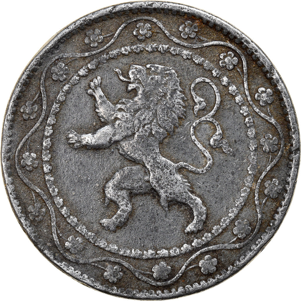 Monnaie, Belgique, 25 Centimes, 1916, Bruxelles, TB, Zinc, KM:82