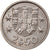 Coin, Portugal, 2-1/2 Escudos, 1976, Lisbon, EF(40-45), Copper-nickel, KM:590