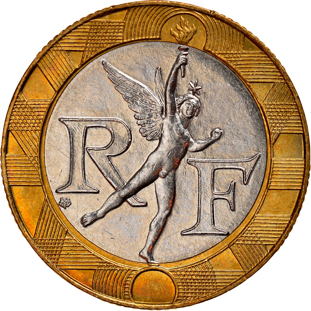 Münze, Frankreich, Génie, 10 Francs, 2000, Paris, SS+, Aluminum-Bronze
