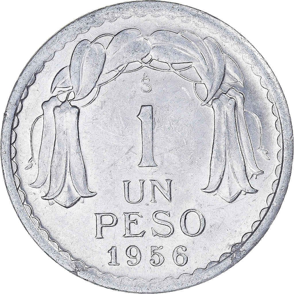 Munten, Chili, Peso, 1956