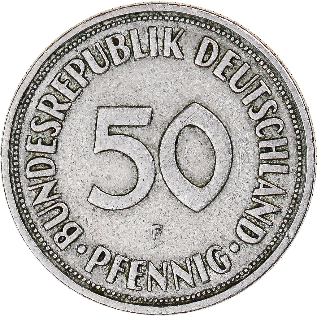 Coin, Germany, 50 Pfennig, 1950