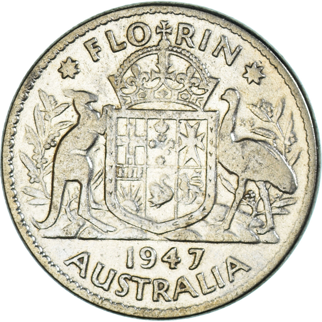 Monnaie, Australie, Florin, 1947
