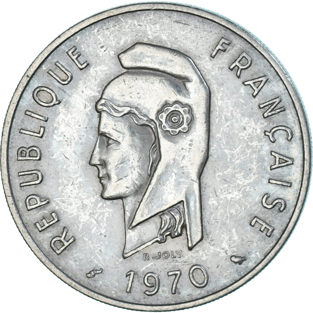 Moeda, TERRITÓRIO FRANCÊS DOS AFARS E ISSAS, 100 Francs, 1970