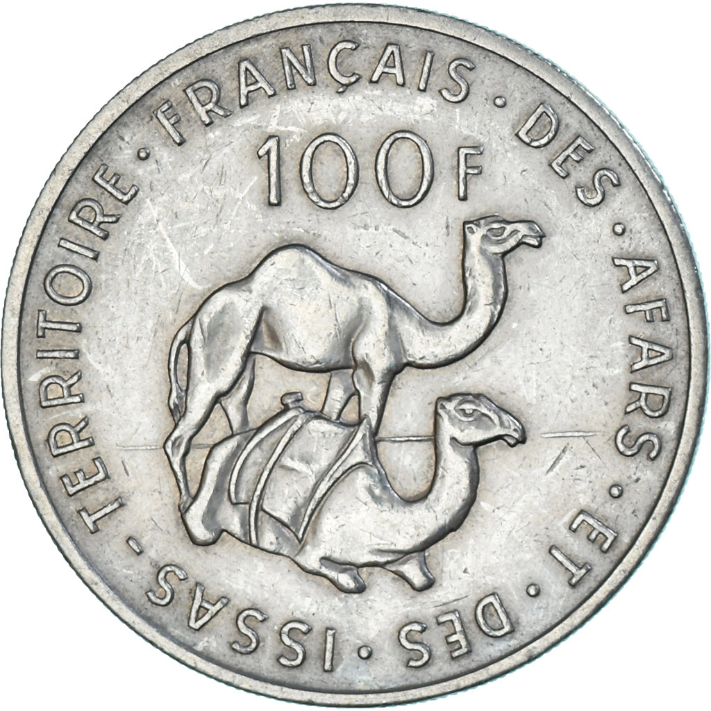 Moeda, TERRITÓRIO FRANCÊS DOS AFARS E ISSAS, 100 Francs, 1970