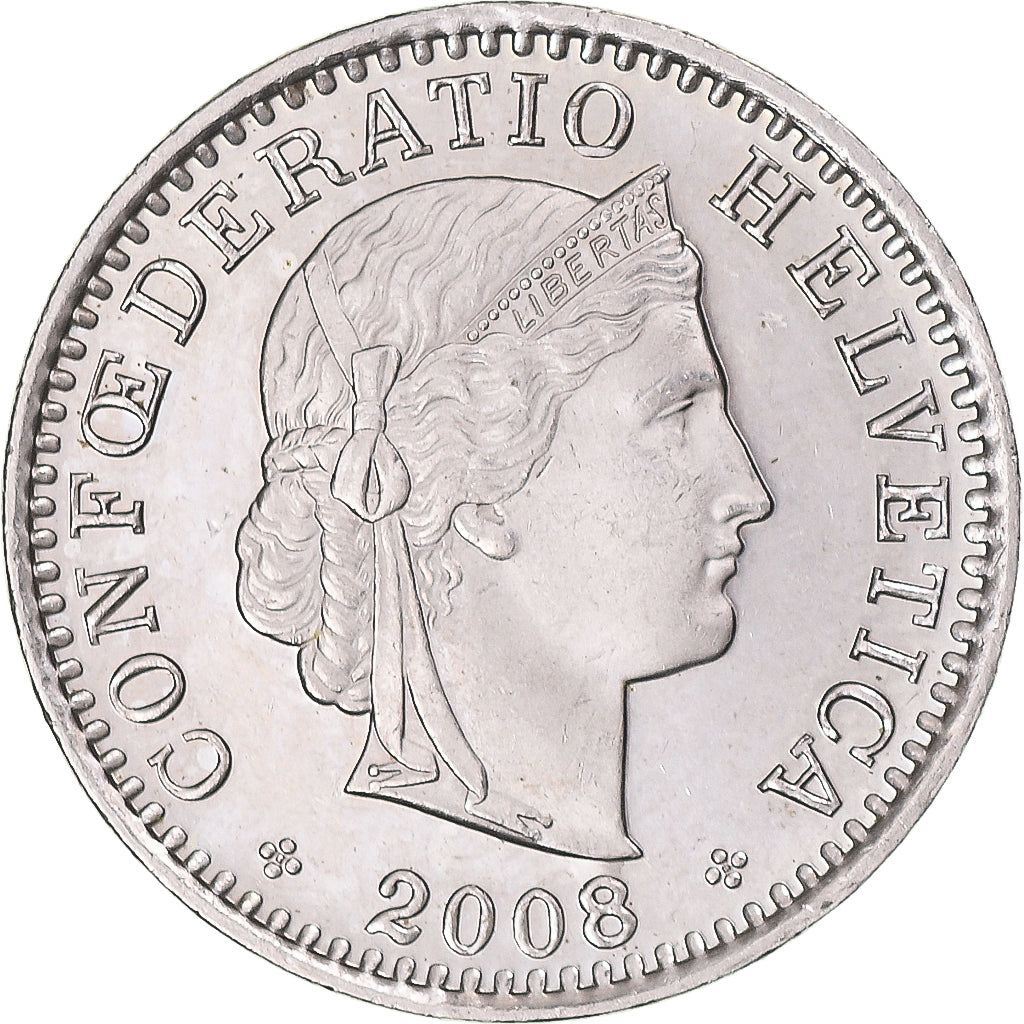 Coin, Switzerland, 20 Rappen, 2008