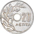 Moneda, Grecia, Paul I, 20 Lepta, 1959, Paris, MBC, Aluminio, KM:79
