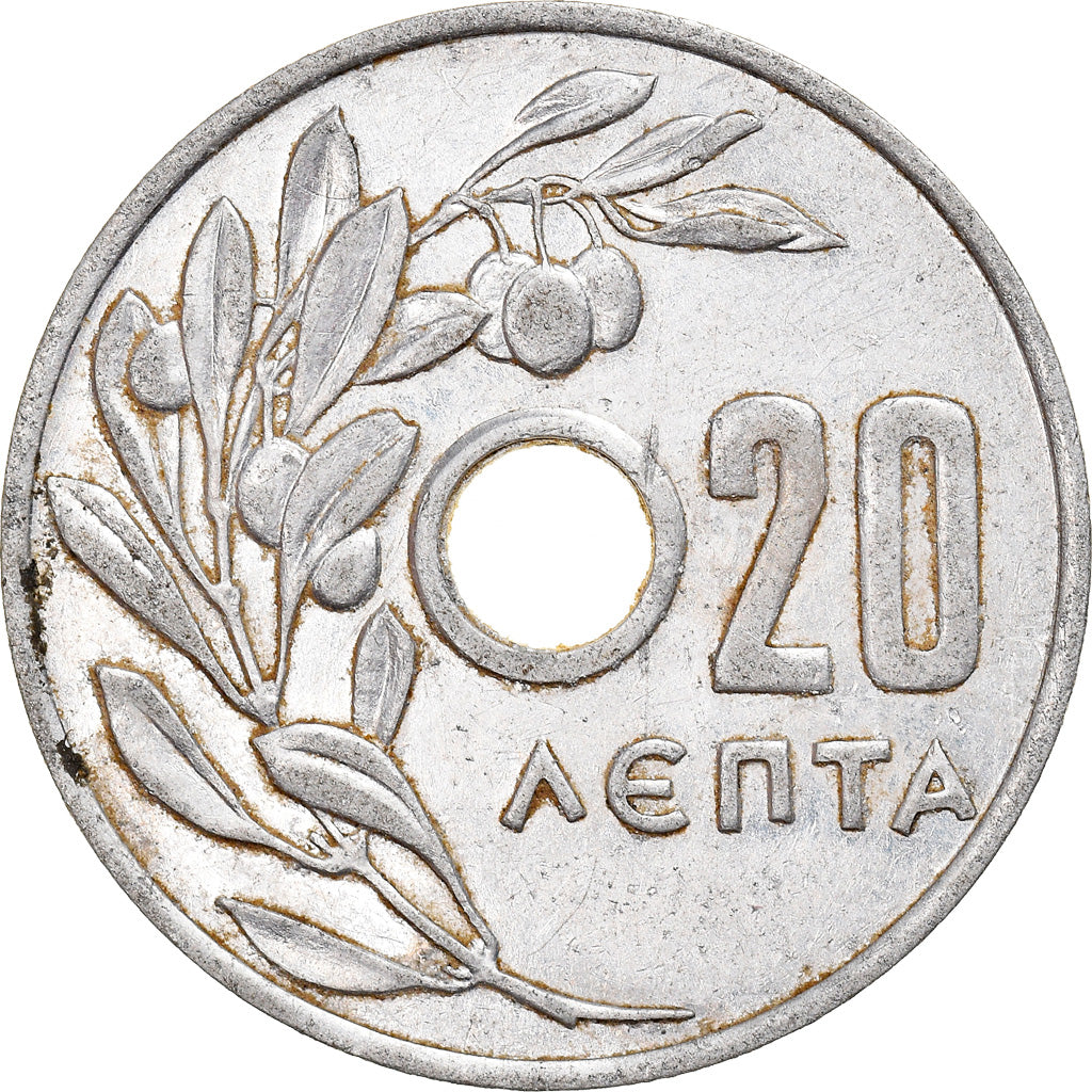 Monnaie, Grèce, Paul I, 20 Lepta, 1959, Paris, TTB, Aluminium, KM:79