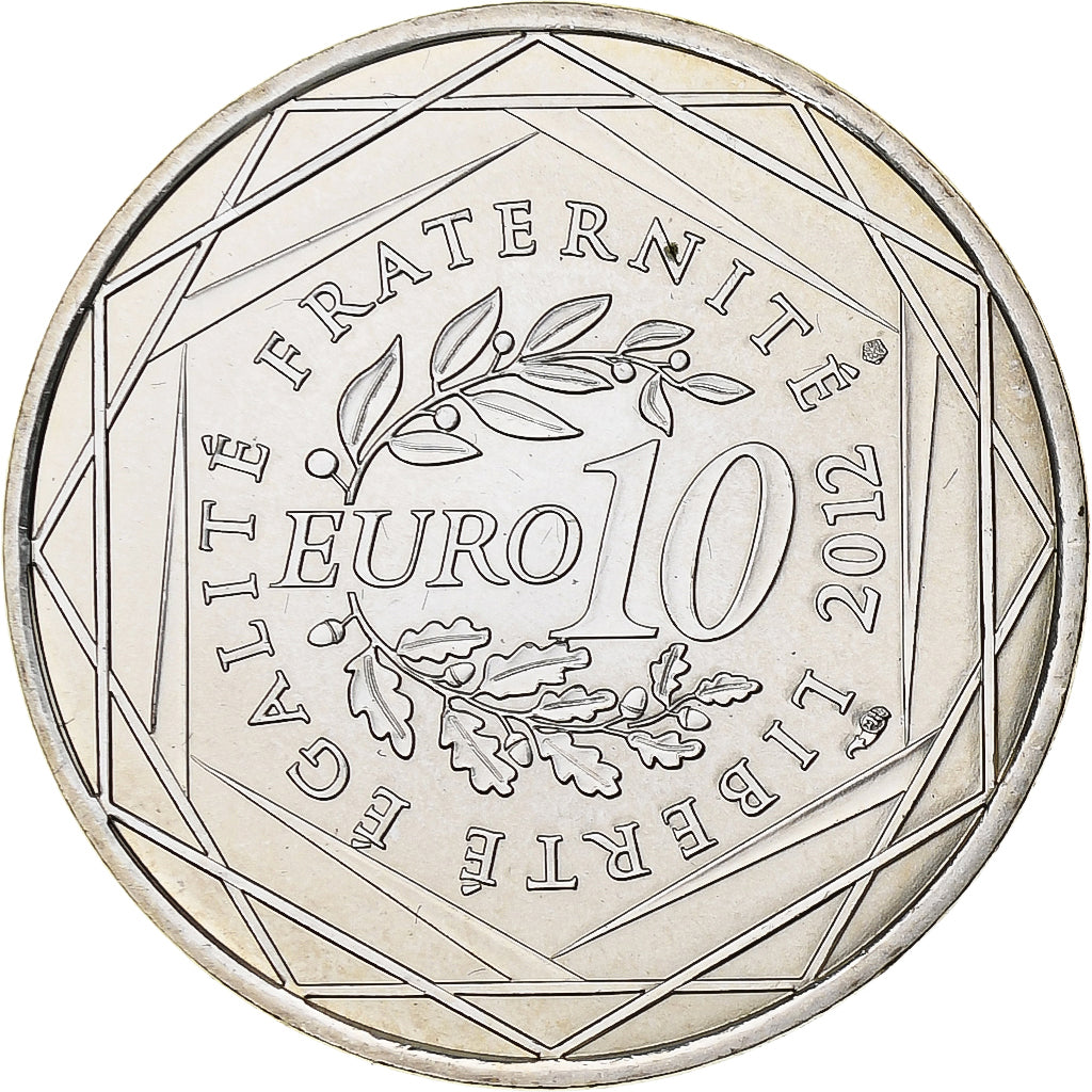 Francia, 10 Euro, Midi-Pyrénées, 2012, Argento, SPL, KM:1887