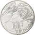 France, 10 Euro, Réunion, 2012, Silver, MS(63), KM:1885