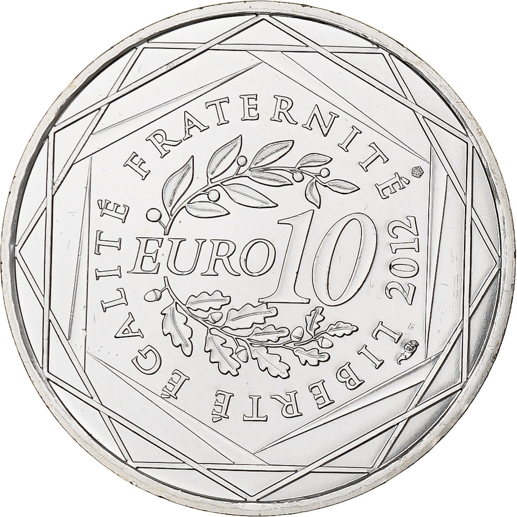 Frankreich, 10 Euro, Corse, 2012, Silber, UNZ, KM:1876