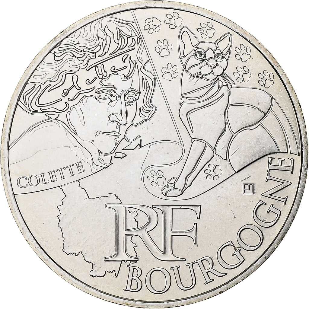 Frankreich, 10 Euro, Bourgogne, 2012, Silber, UNZ, KM:1867