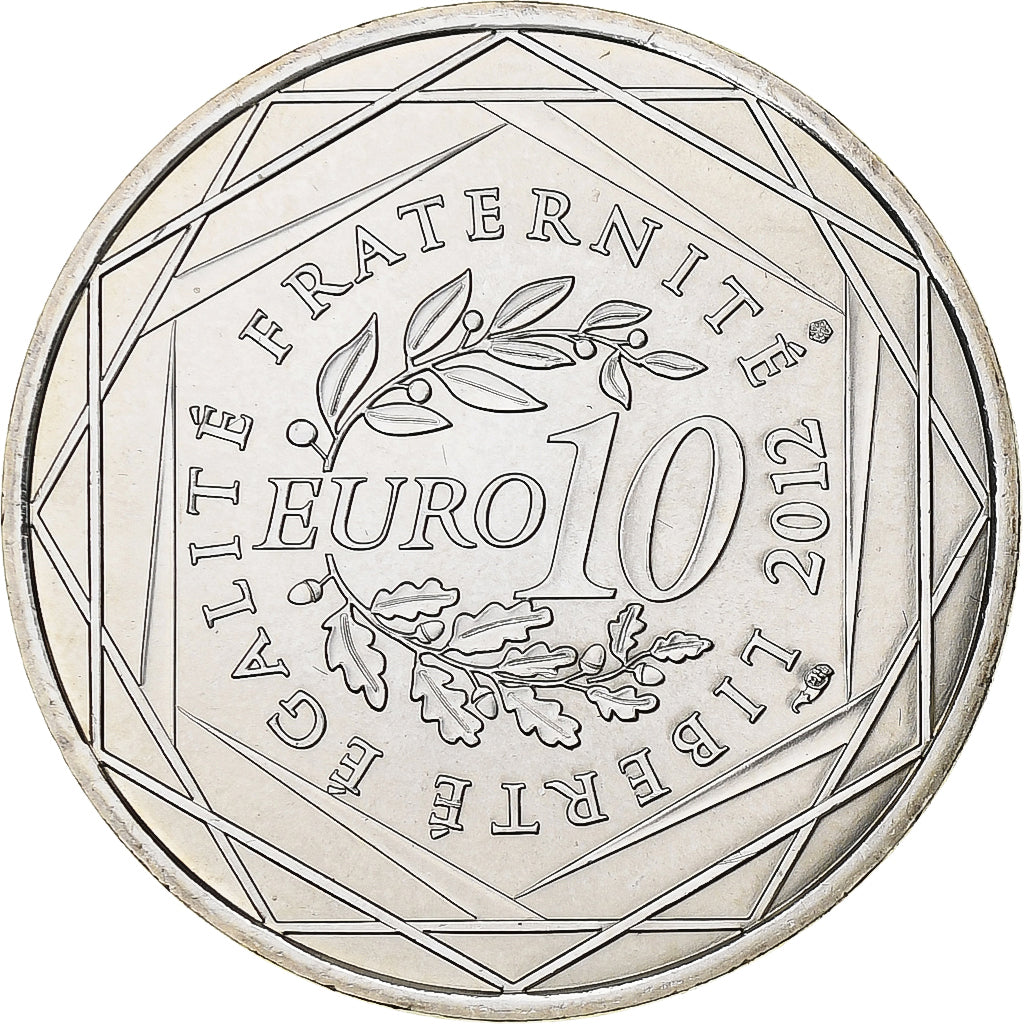 Frankreich, 10 Euro, Bourgogne, 2012, Silber, UNZ, KM:1867