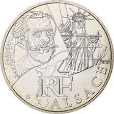 France, 10 Euro, Alsace, 2012, Silver, MS(63), KM:1870