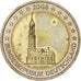 Germany, 2 Euro, Cathédrale de Hambourg, 2008, Berlin, Bi-Metallic, MS(63)