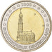 Allemagne, 2 Euro, Cathédrale de Hambourg, 2008, Munich, Bimétallique, SPL