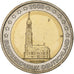Allemagne, 2 Euro, Cathédrale de Hambourg, 2008, Stuttgart, Bimétallique, SPL
