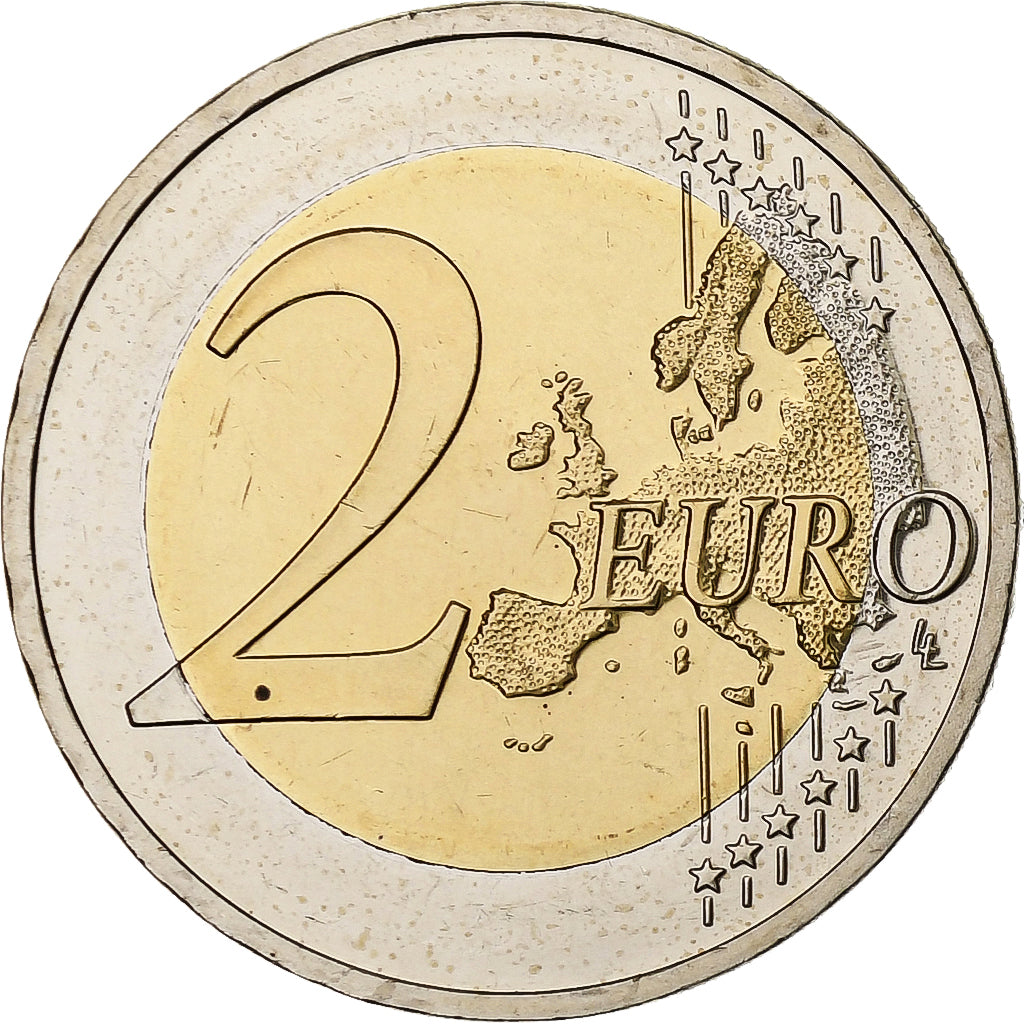 Allemagne, 2 Euro, Cathédrale de Hambourg, 2008, Stuttgart, Bimétallique, SPL