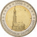Allemagne, 2 Euro, Cathédrale de Hambourg, 2008, Karlsruhe, Bimétallique, SPL