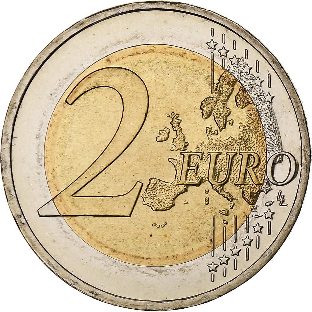 Allemagne, 2 Euro, Cathédrale de Hambourg, 2008, Karlsruhe, Bimétallique, SPL