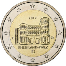 Germany, 2 Euro, Rheinland-Pfalz, 2017, Stuttgart, Bi-Metallic, MS(63)