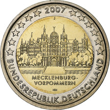 Germany, 2 Euro, Mecklenburg-Vorpommern, 2007, Hamburg, Bi-Metallic, MS(63)