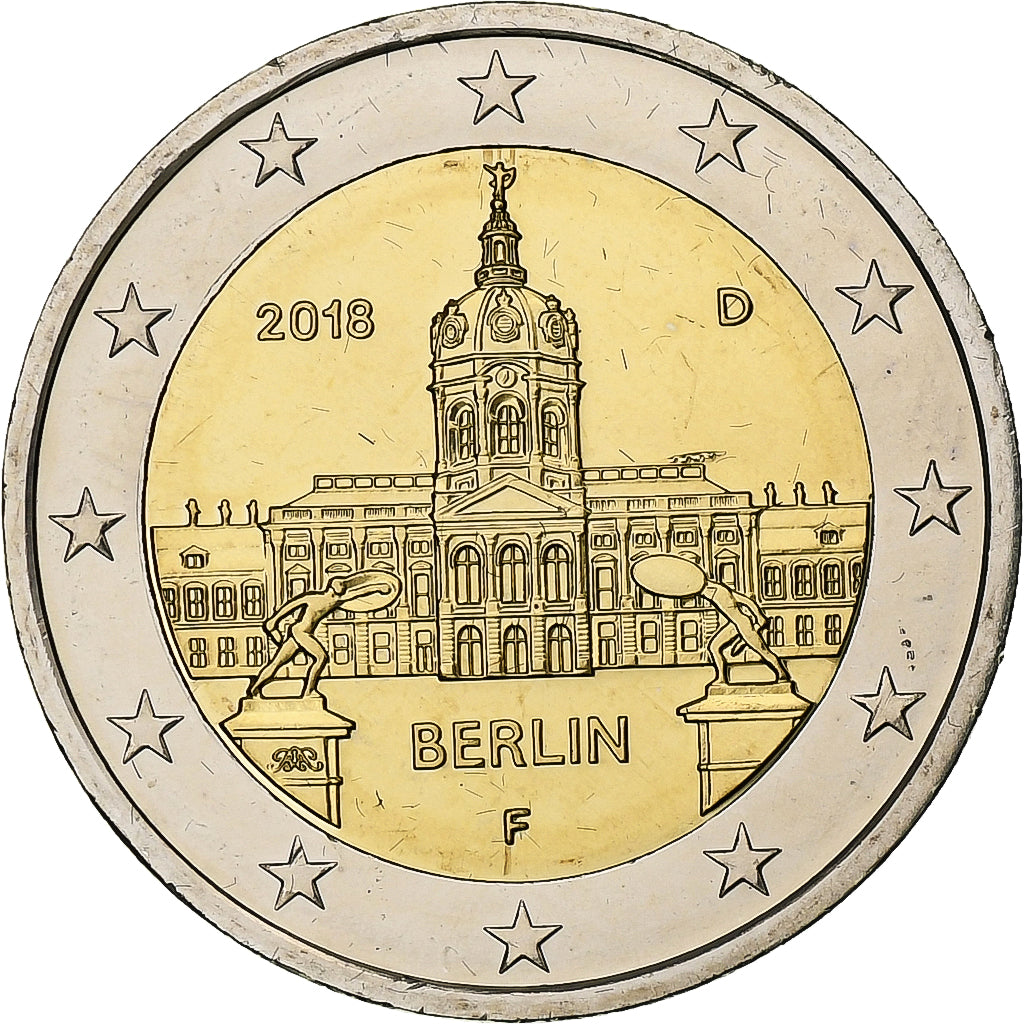 Alemanha, 2 Euro, berlin, 2018, Stuttgart, Bimetálico, MS(63)