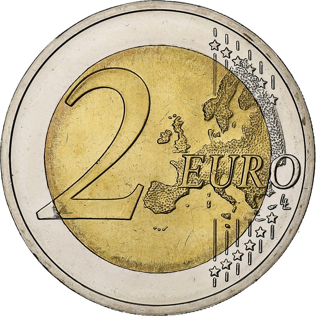 Allemagne, 2 Euro, berlin, 2018, Karlsruhe, Bimétallique, SPL