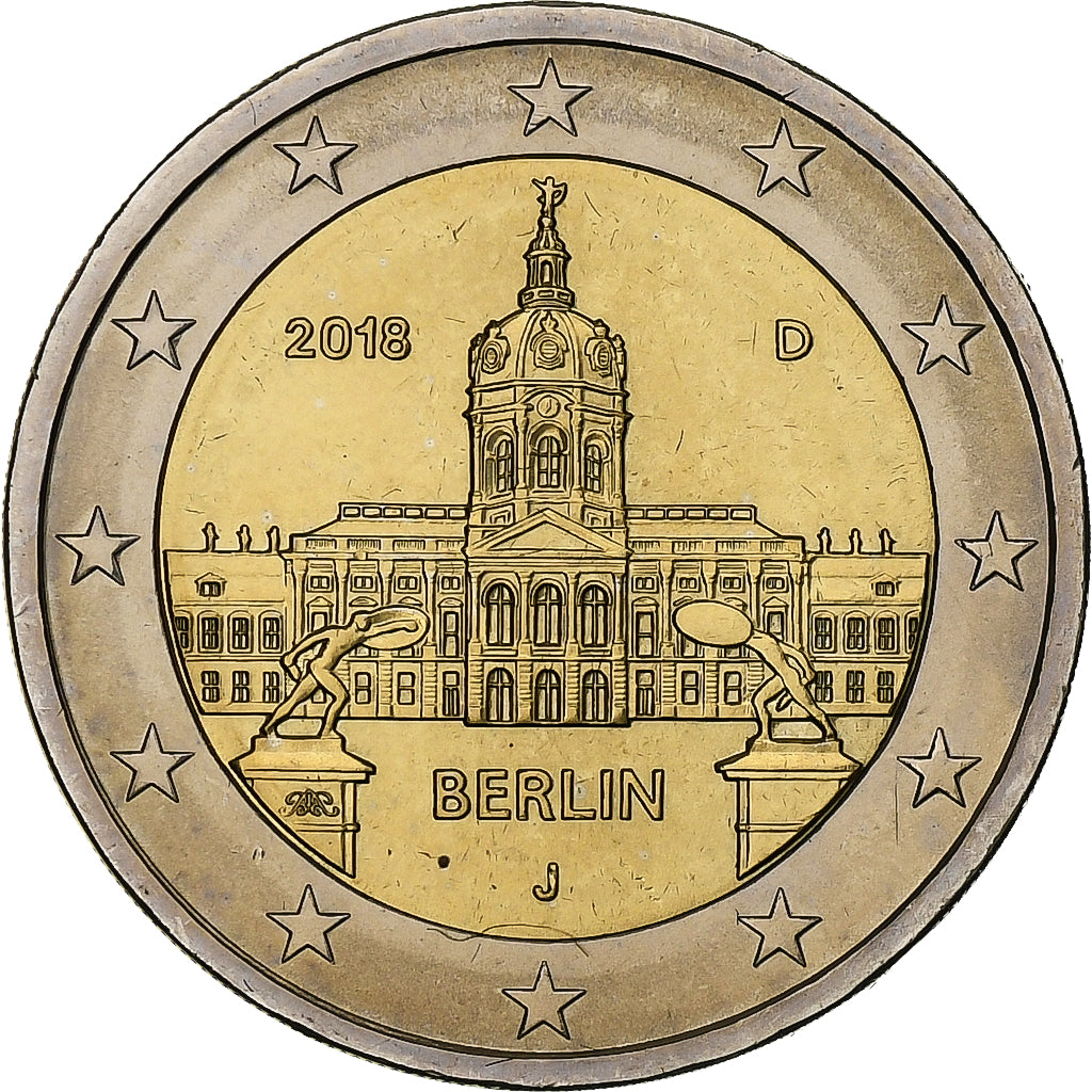 Duitsland, 2 Euro, berlin, 2018, Hamburg, Bi-Metallic, UNC-
