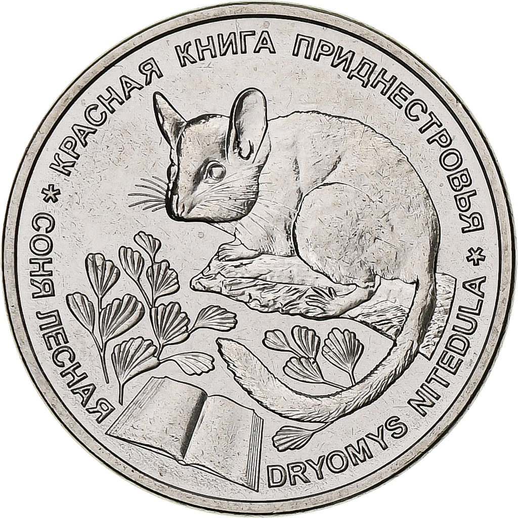 Transnistria, Rouble, 2023, Lérotin commun, Nickel plated steel, MS(63)