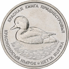 Transnistria, Rouble, 2023, Canard - Nette rousse, Nickel platerowany stalą