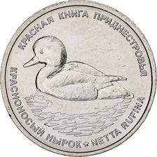Transnistria, Rouble, 2023, Canard - Nette rousse, Nickel plated steel, MS(63)