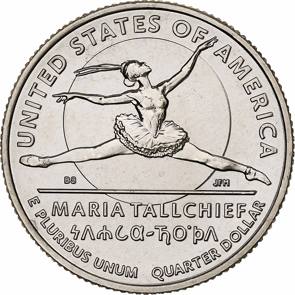 United States, Quarter, Washington, 2023, San Francisco, Maria Tallchief